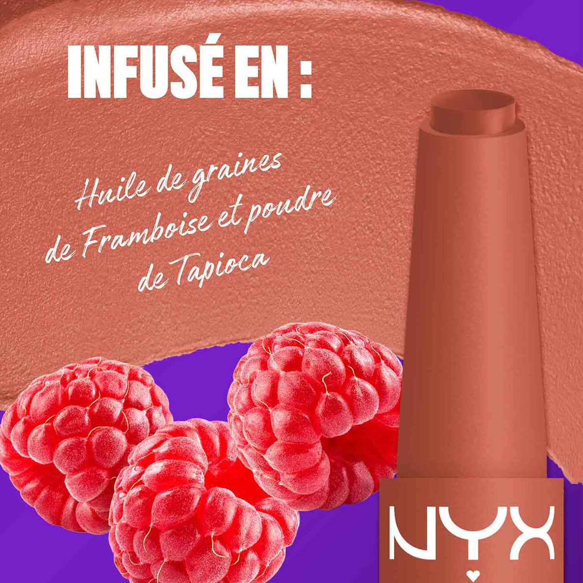 NYX - FAT MATTE ROUGE À LÈVRES MAT CONFORT- 14  Hibiscus Hug