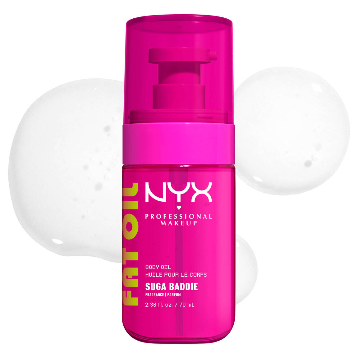 NYX - Fat Oil Body Suga Body - 01 Glossy Transparent