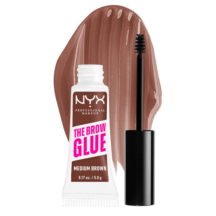 NYX - GEL À SOURCILS FIXATEUR THE BROW GLUE - réf Medium Brown