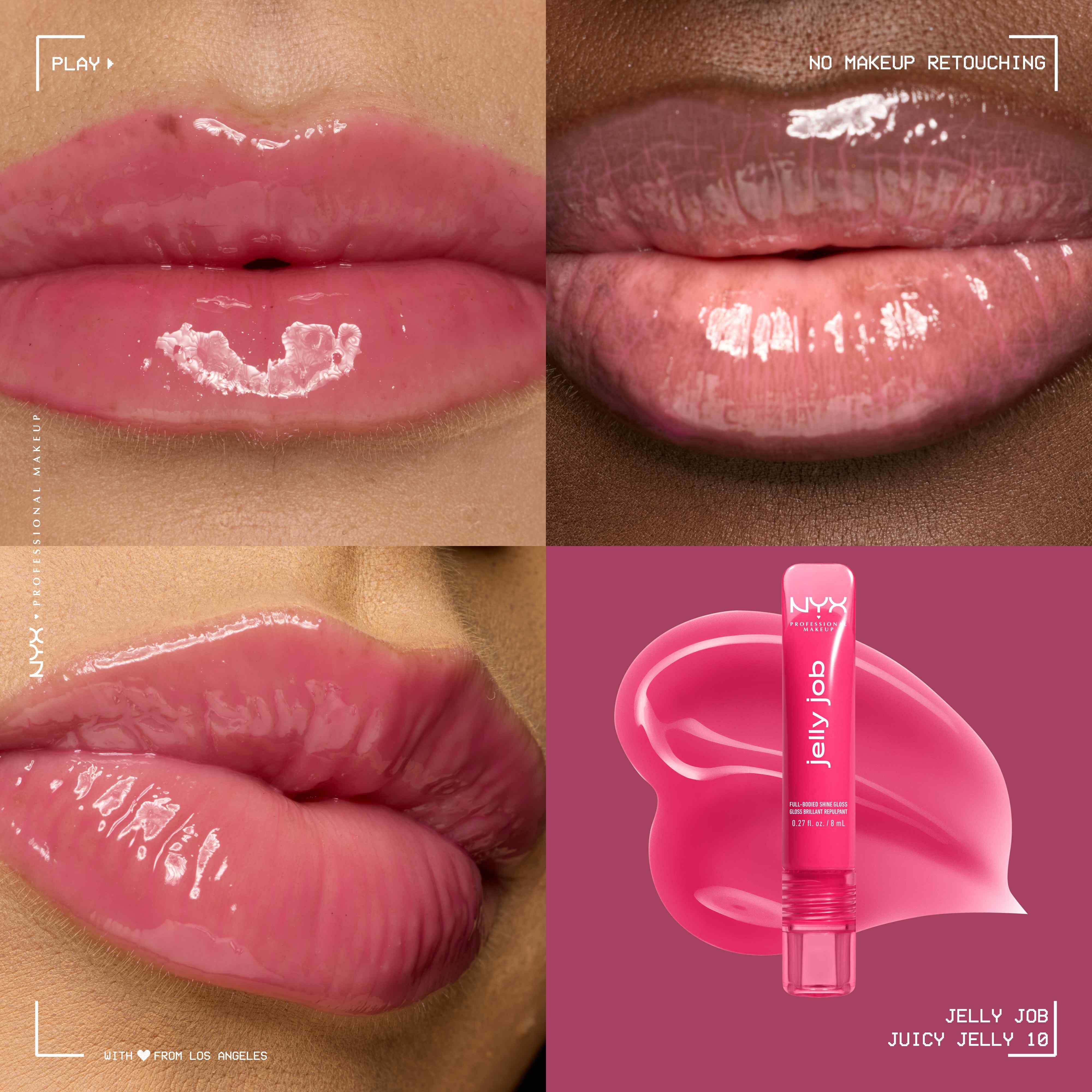 NYX - Gloss Jelly Job - réf Magenta