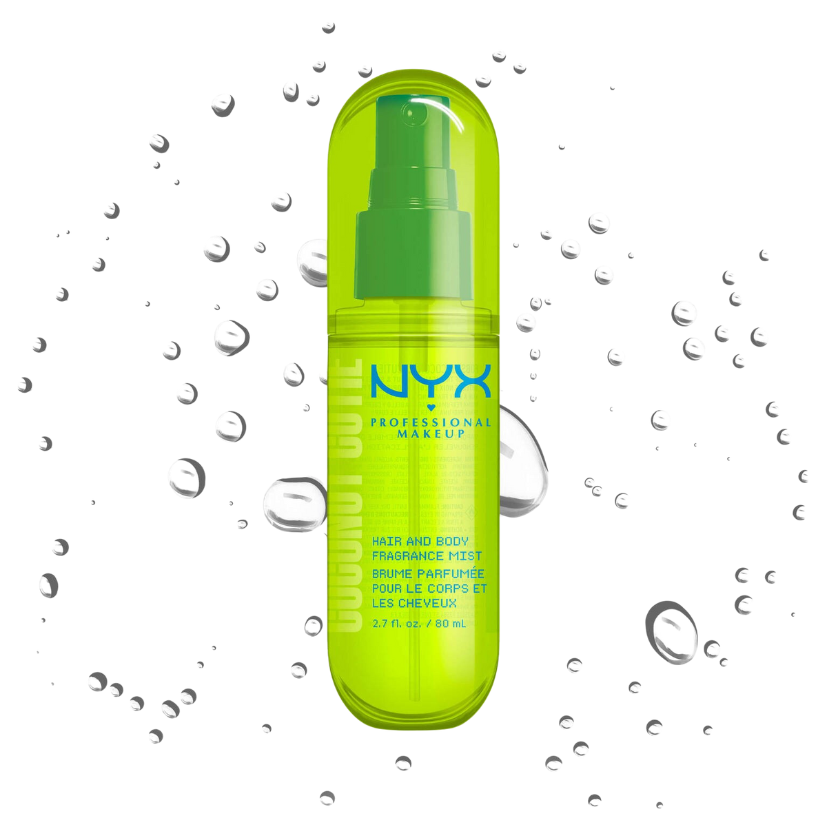 NYX - Hair And Body Fragrance Mist - réf Coconut Cutie 80ml