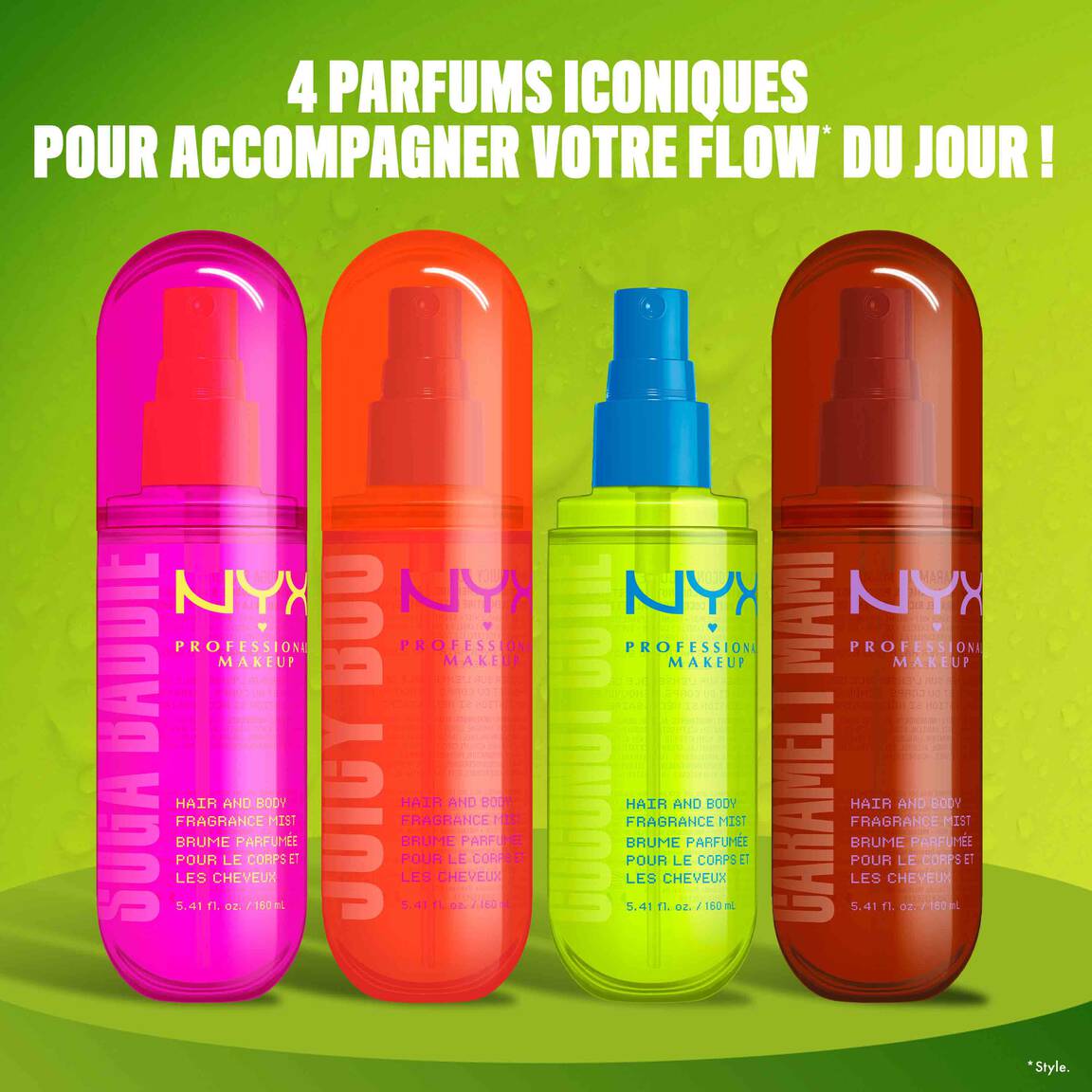 NYX - Hair And Body Fragrance Mist - réf Juicy Boo
