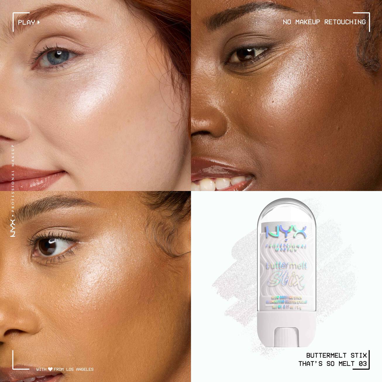 NYX - Highlighter stick effet glowy - réf 01 That’s so melt