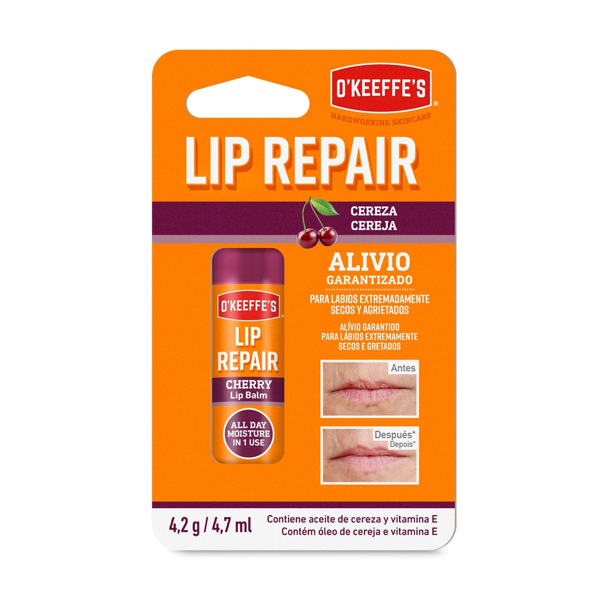 O'Keeffe's - Lip Repair Cereza 4.2g