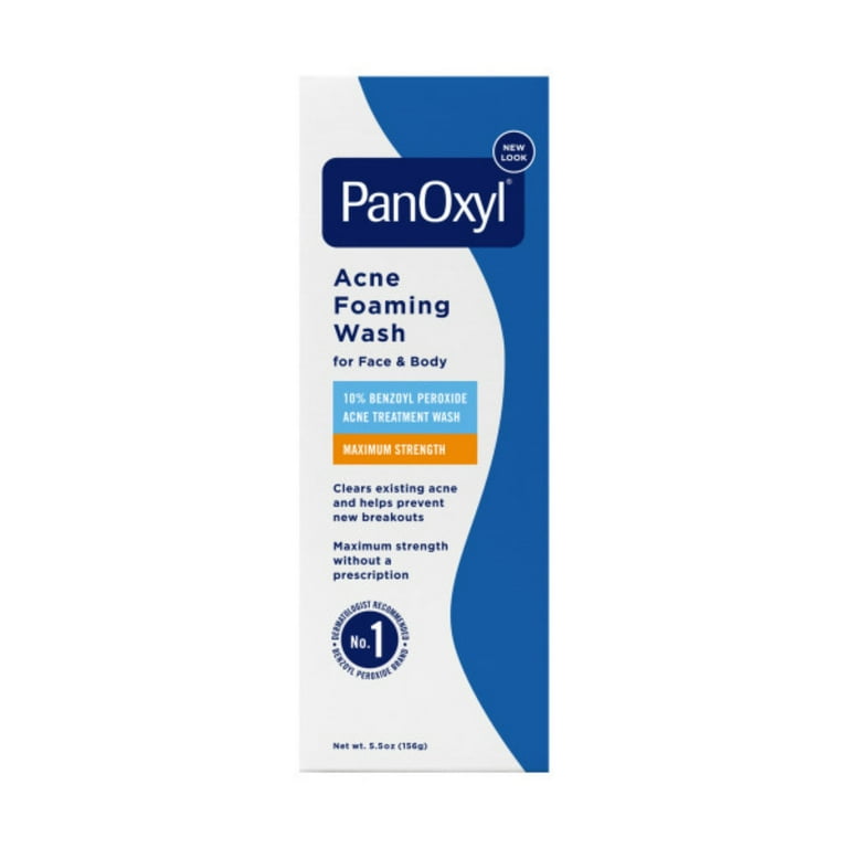 PANOXYL - Acne Foaming Wash Benzoyl Peroxide 10% Maximum Strength 156g