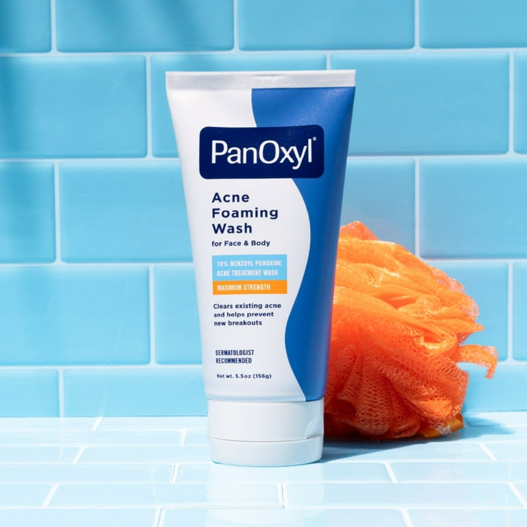 PANOXYL - Acne Foaming Wash Benzoyl Peroxide 10% Maximum Strength 156g