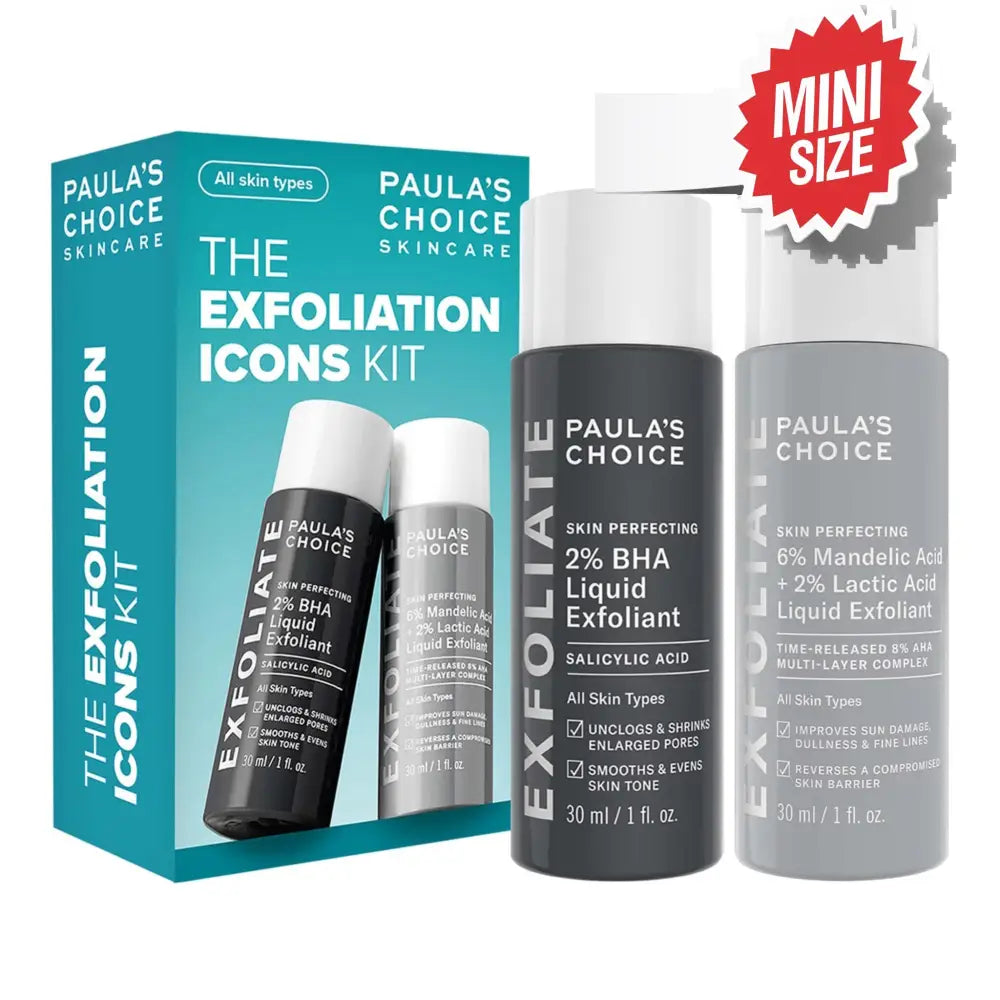 PAULA’S CHOICE - The Exfoliation Icons Kit MINI (2pcs) masques