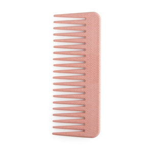 IDC INSTITUTE - Natural Fibers Rake Comb Brush - Rose Pastel