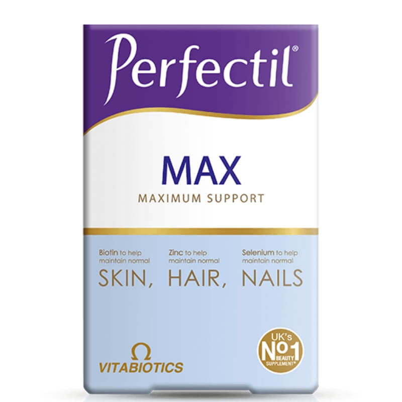 PERFECTIL - Maximum Support Vitabiotics Perfectil Max pour la Peau, les Cheveux et les Ongles - 56 comprimés / 28 capsules
