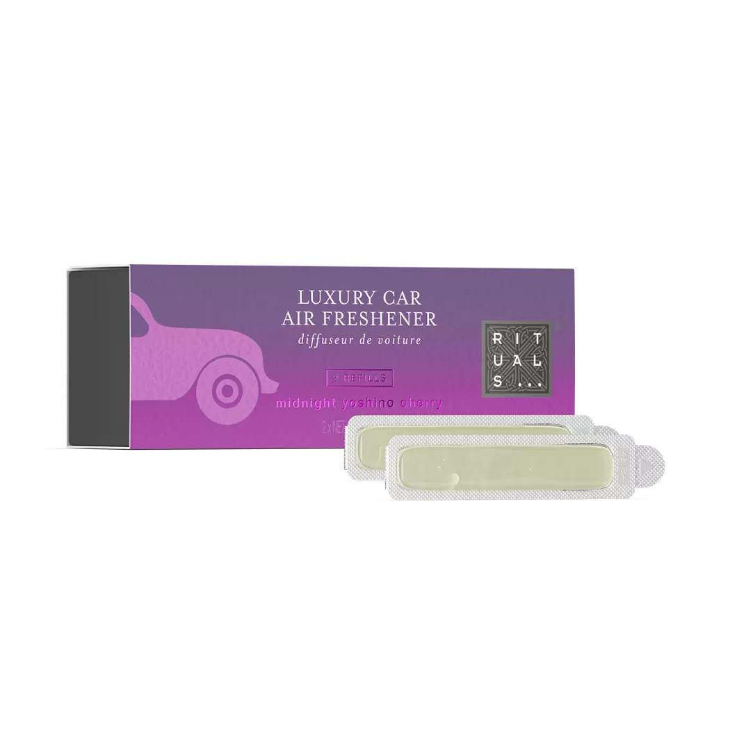 RITUALS - 2x Recharges Luxury Car Air Freshener - réf Midnight Yoshino Cherry