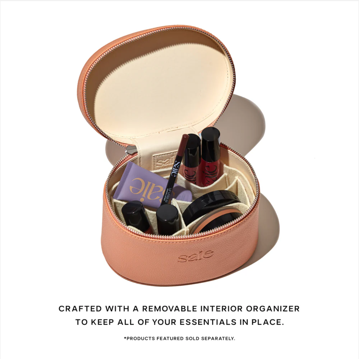 SAIE - The Mini Vanity Case | Peach- Limited Edition