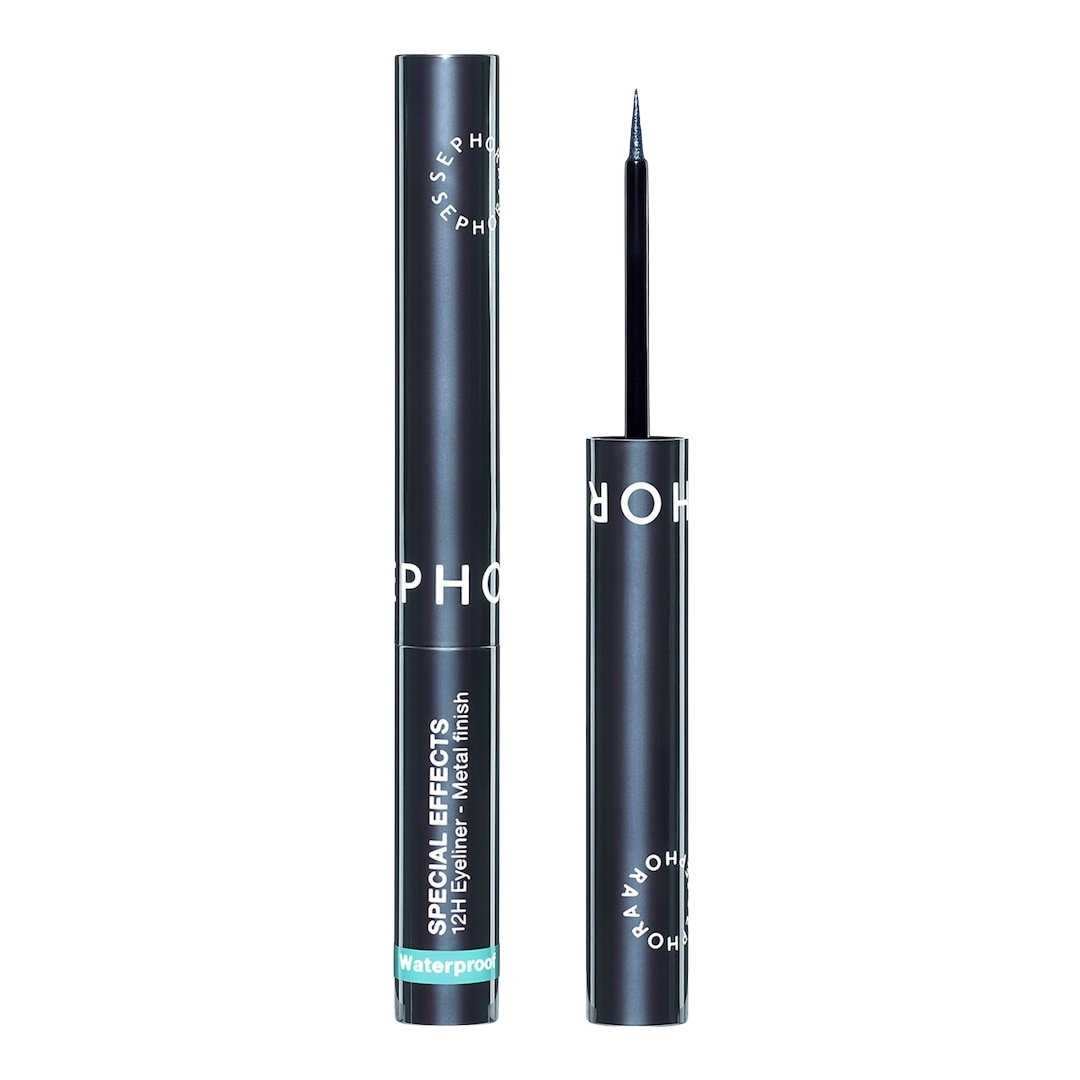 SEPHORA - 12H Eyeliner Metal Finish Special Effects - réf 01 Midnight Carbon