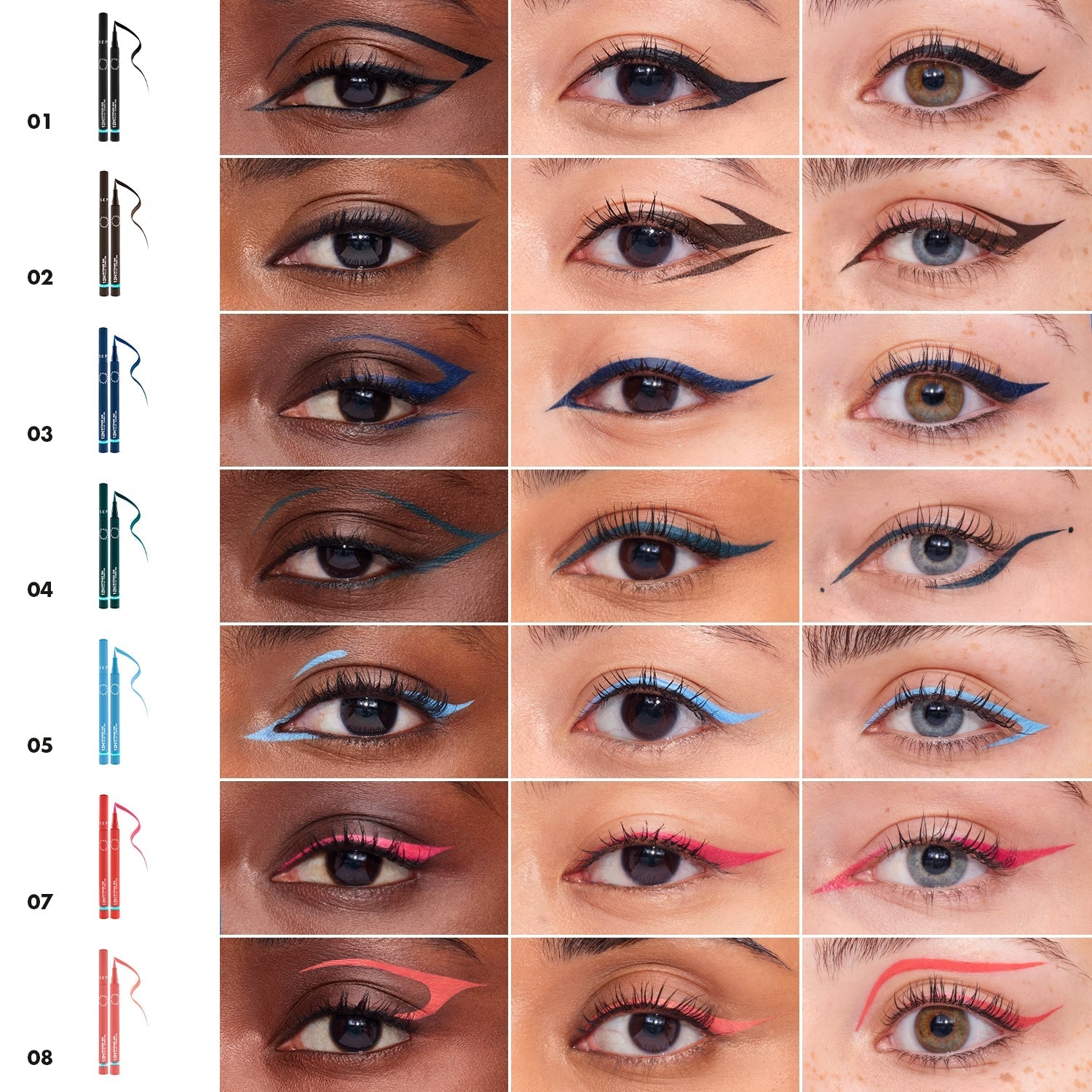 SEPHORA -12H Intense Ink Felt Liner Classic Line-02 Espresso