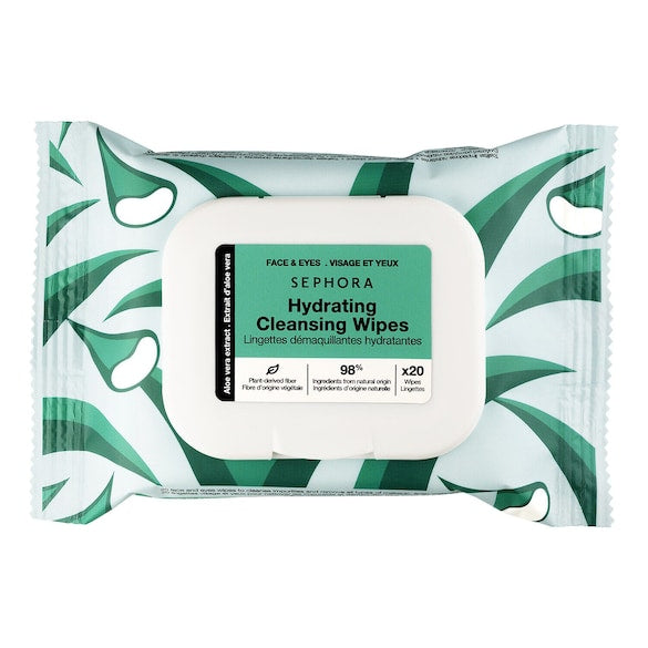 SEPHORA - 20 Lingettes Demaquillantes - Extraits de fruits & plantes + Lotion micellaire