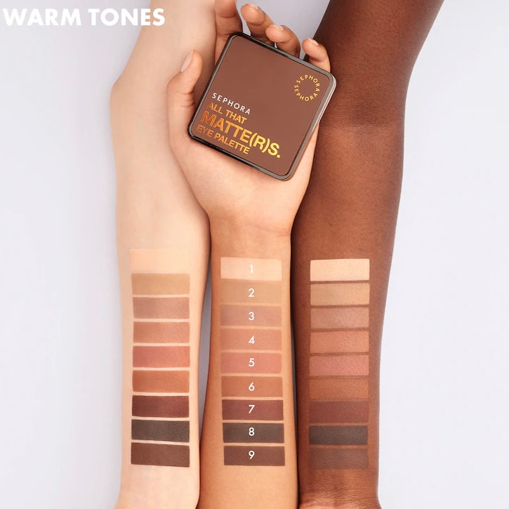 SEPHORA - ALL THAT MATTE(R)S PALETTE - Warm tones (1 pc)
