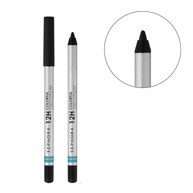 SEPHORA - Crayon Contour Yeux 12h Waterproof - 01 Black lace - mat