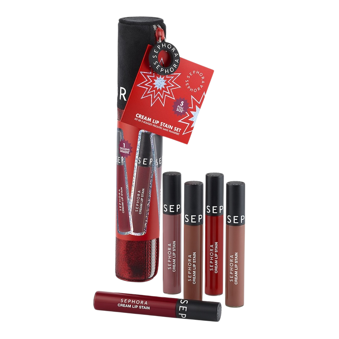 SEPHORA - Cream Lip Stain Set ( 5 full Size )