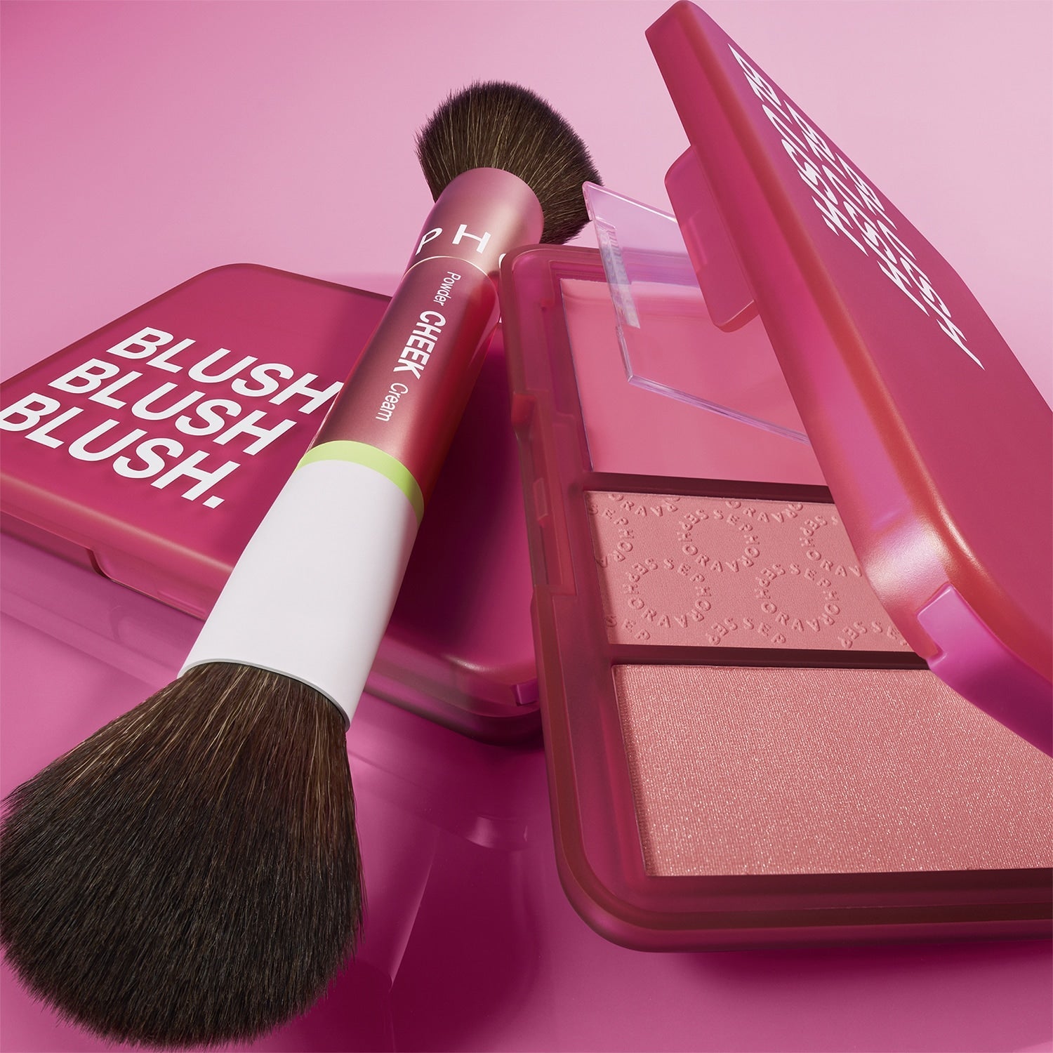 SEPHORA - Le Pinceau Duo Joues - Application Intuitive, Fini Parfait
