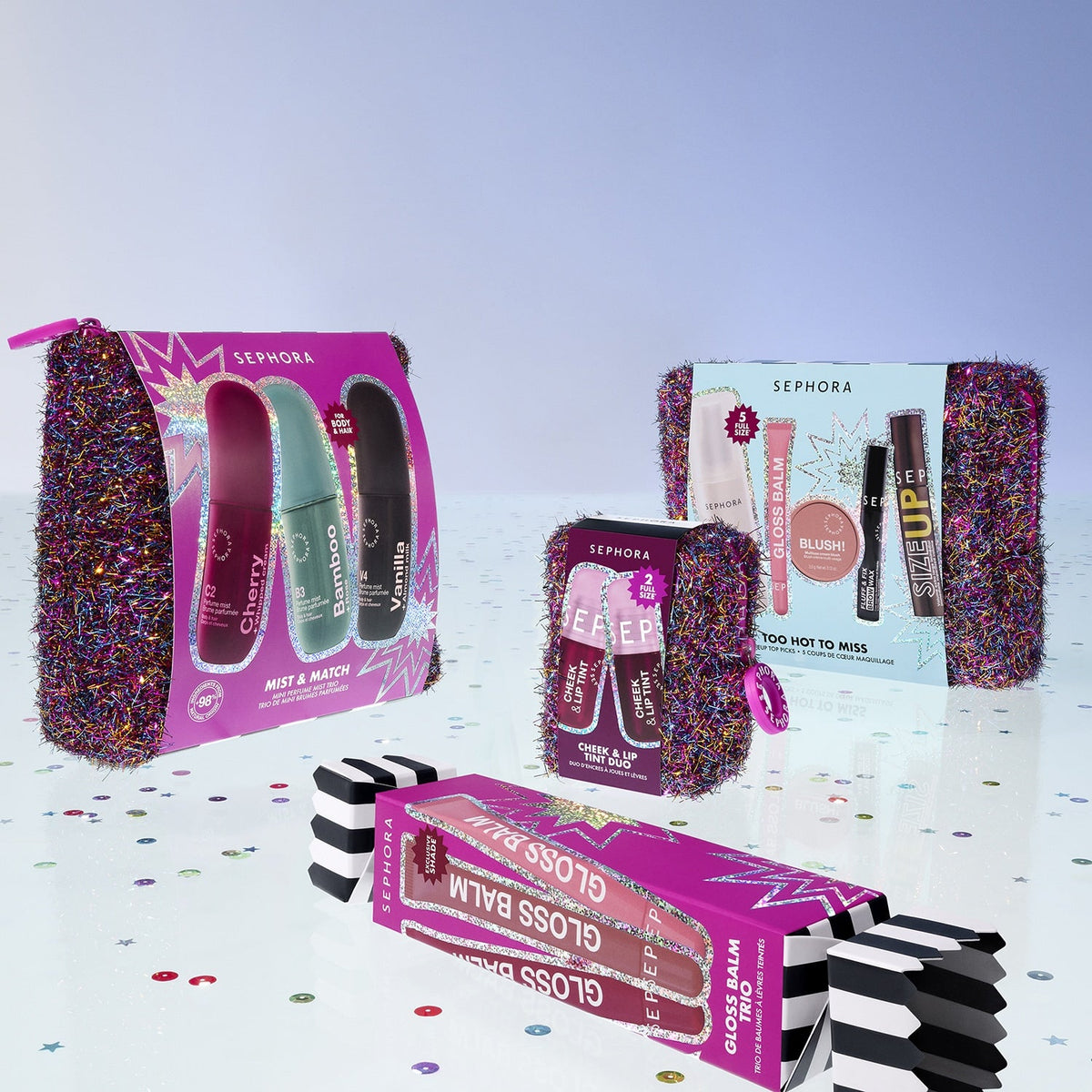 SEPHORA -MIST & MATCH - Coffret trio de brumes parfumées corps et cheveux