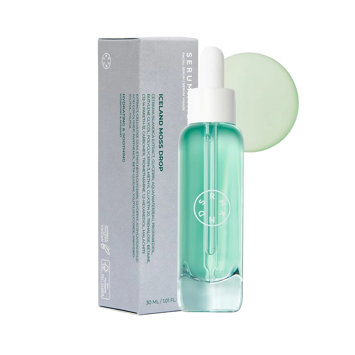 SERUMKIND - ICELAND MOSS DROP SERUM FOR DRY, DEHYDRATED AND SENSITIVE SKIN