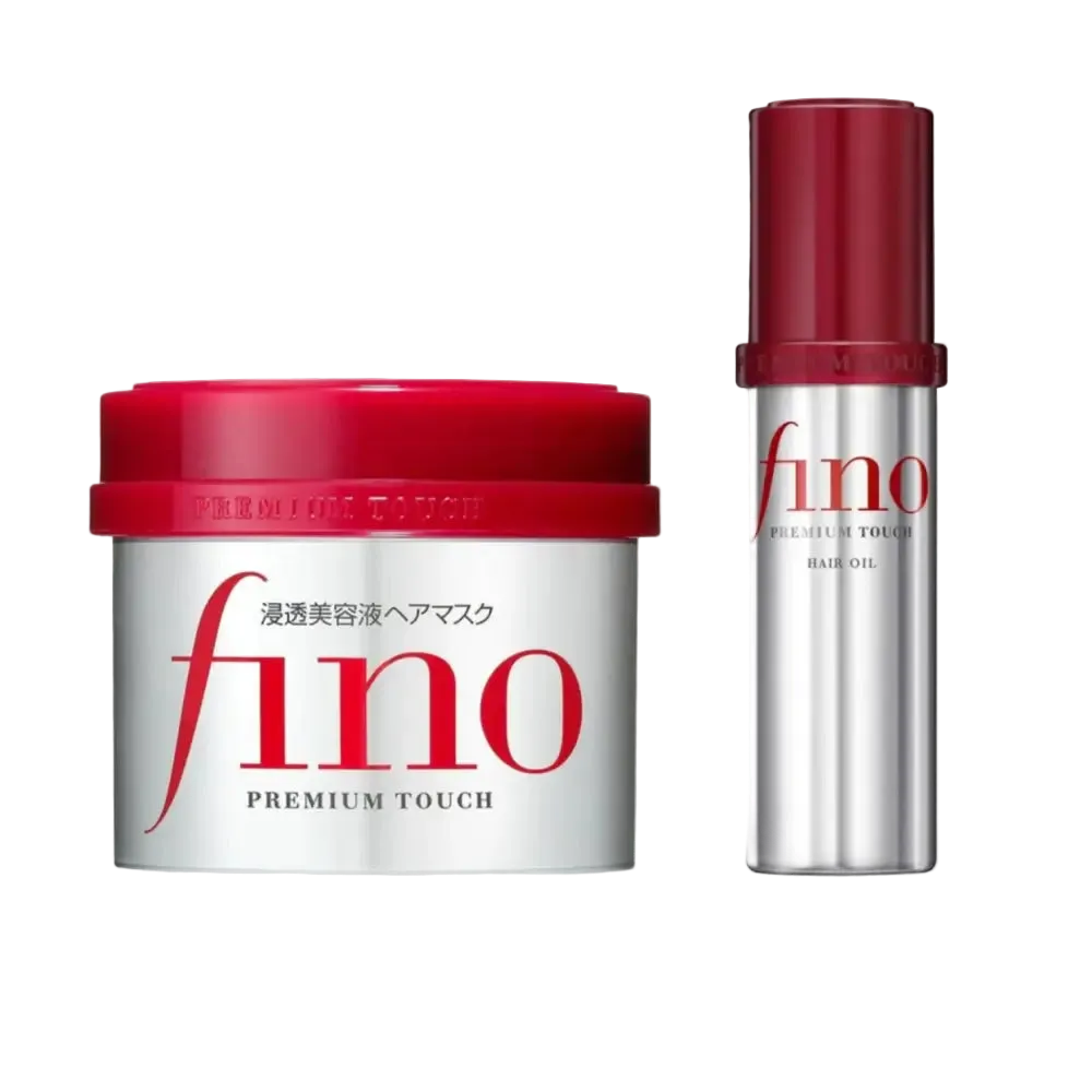SHISEIDO - Duo Fino Hair Mask + Fino Premium Serum Hair Oil Transparent