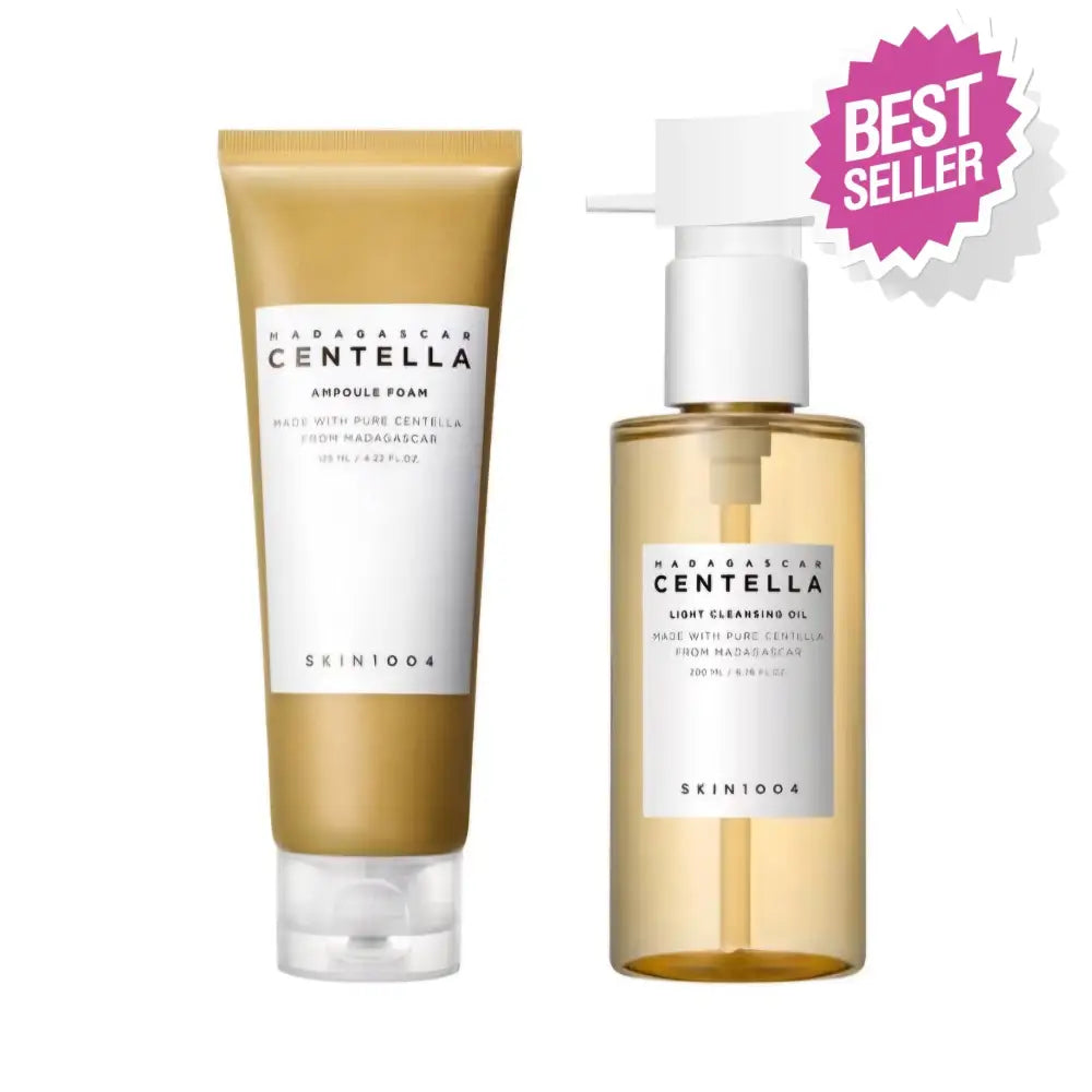 SKIN 1004 DUO Madagascar Centella Double Cleansing Cleansing Oil + Ampoule Foam (2pcs Full Size)