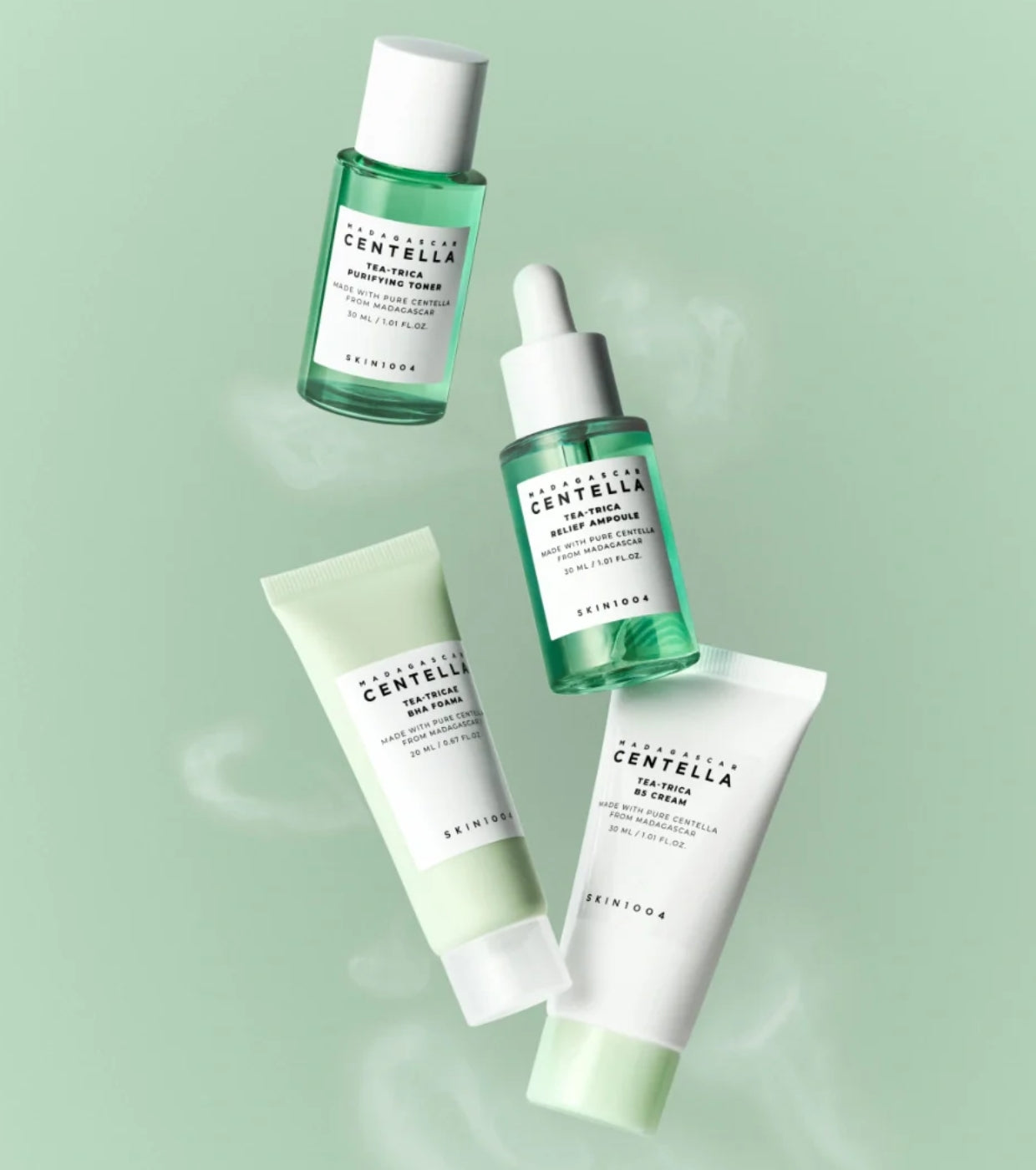 SKIN 1004 - Madagascar Centella Tea Trica Travel Kit ( 4pcs )