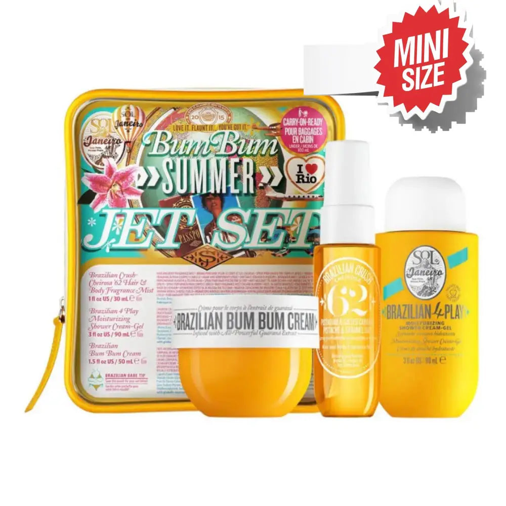 SOL DE JANEIRO MINI Bum Bum Jet Set Brazilian Bum Bum Cream Ready Minis crème pour le corps
