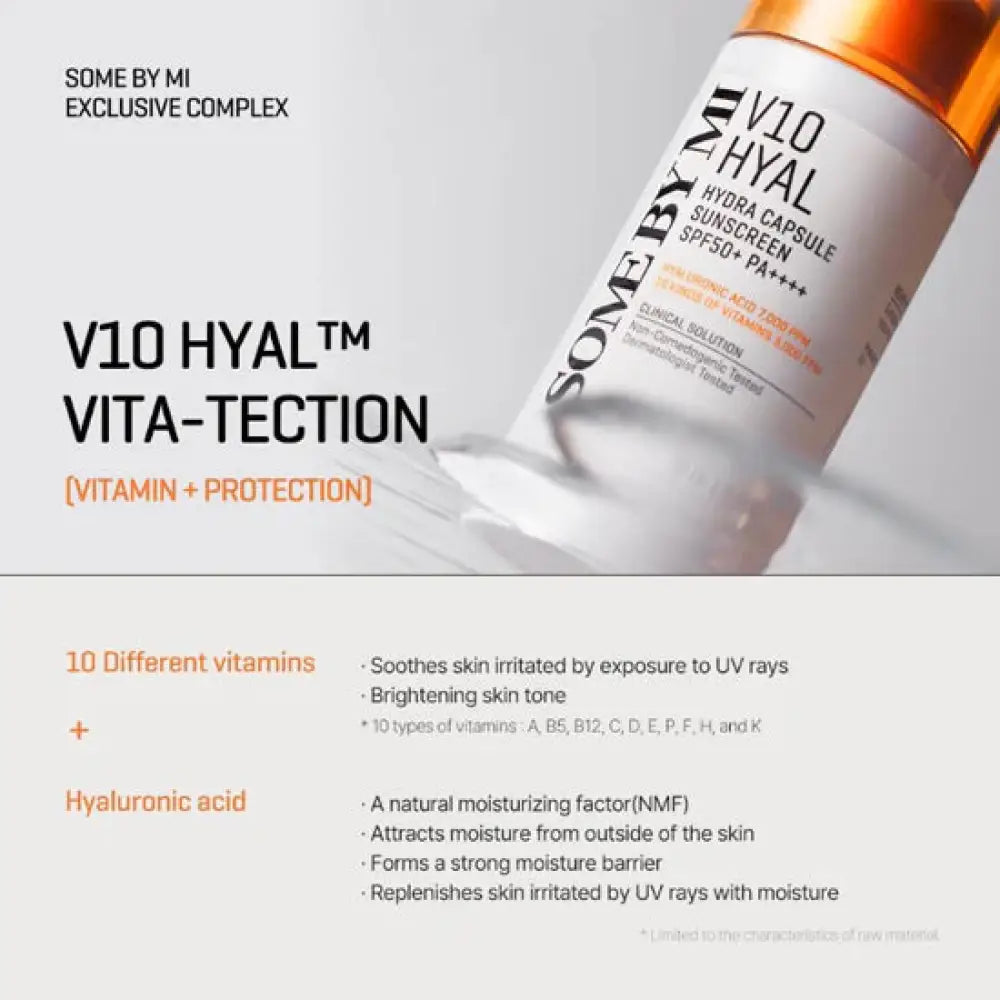 SOME BY MI V10 Hyal Hydra Capsule Sunscreen 40ml