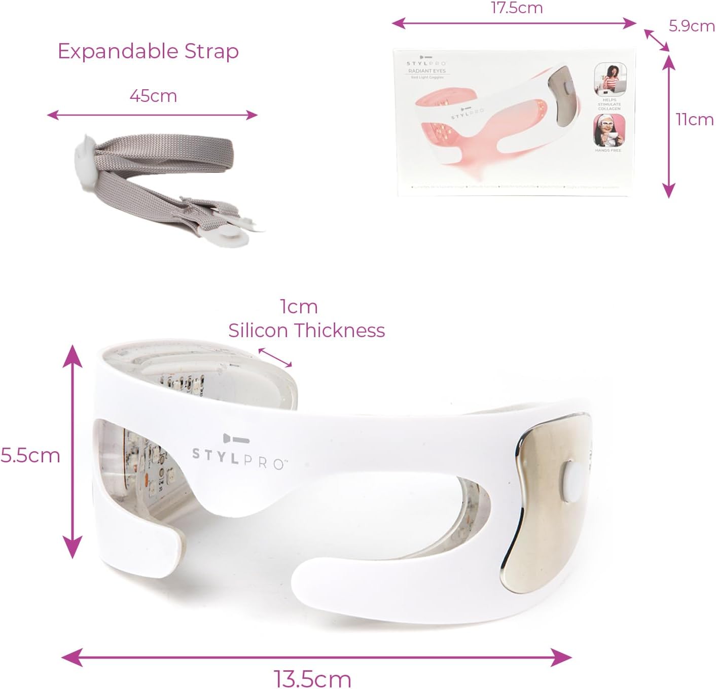 STYLPRO - Radiant Eyes Red Light Goggles