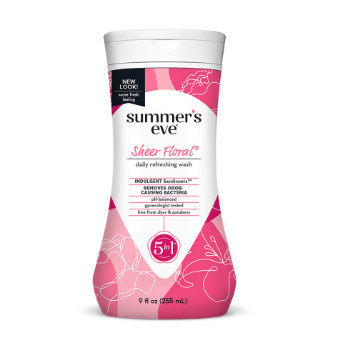 Summer's Eve - Cleansing Wash réf Sheer Floral 266ml