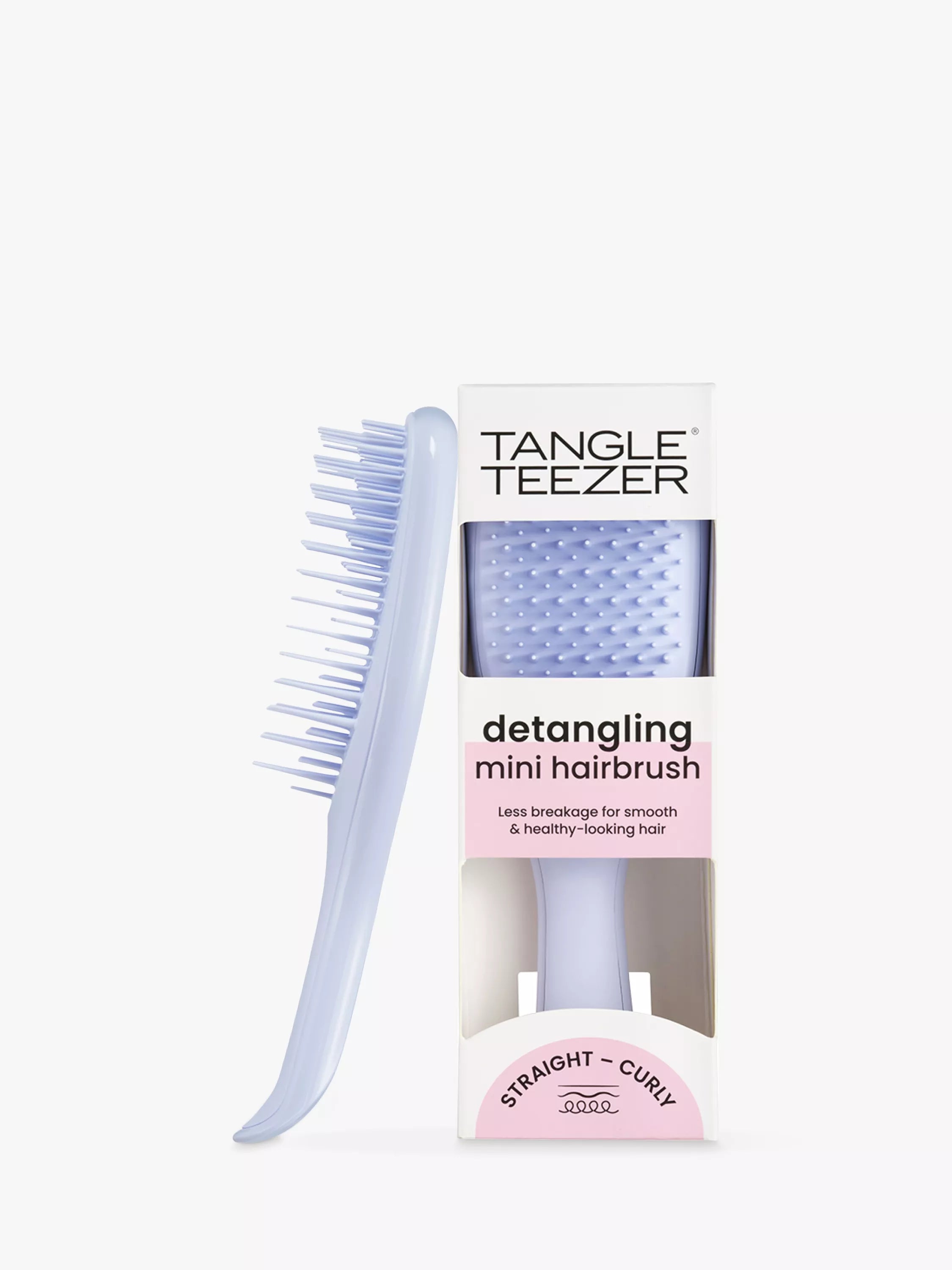 TANGLE TEEZER -The Mini Ultimate Detangler Hair Brush, Digital Lavender