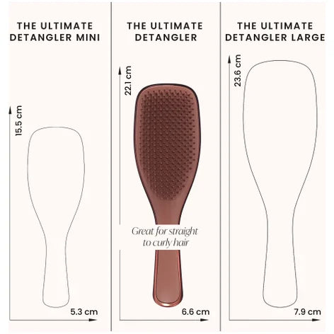 TANGLE TEEZER - The Ultimate Detangler Chrome Brush - réf Champagne Gold