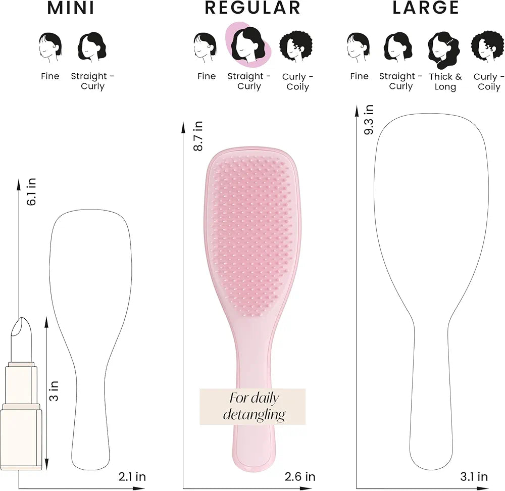 TANGLE TEEZER - Wet Detangling Hairbrush - réf Lilac/ Lilac