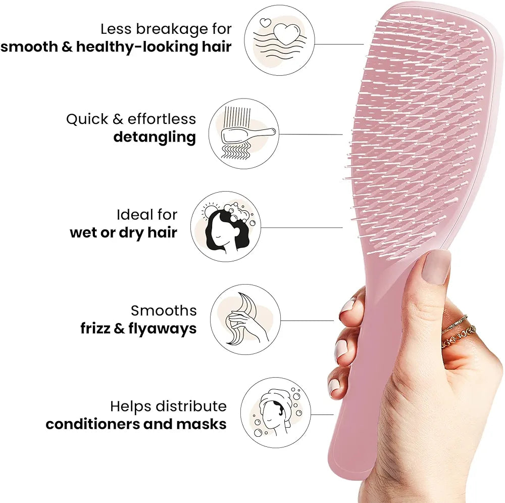TANGLE TEEZER - Wet Detangling Hairbrush - réf Lilac/ Lilac