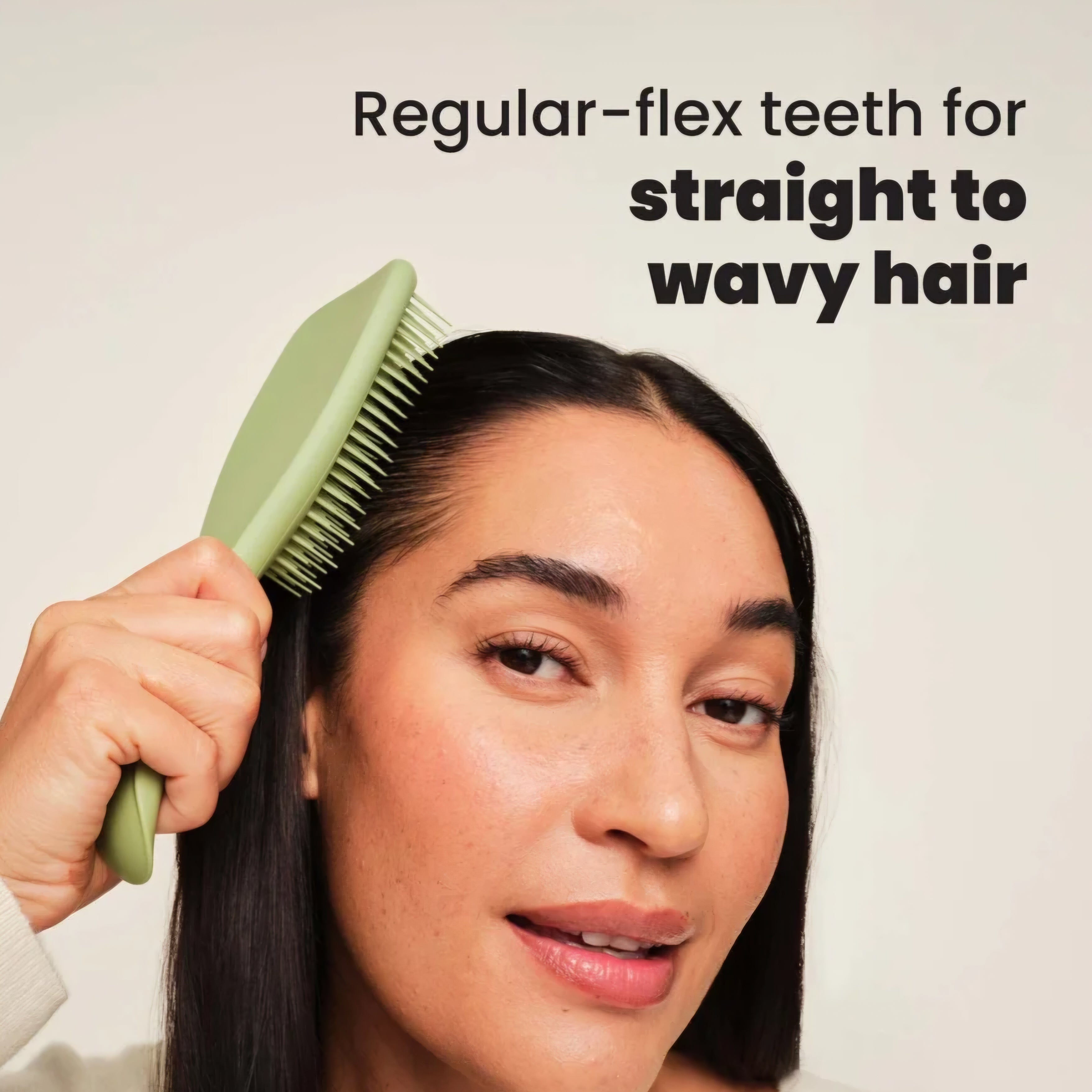 TANGLE TEEZER - Wet Detangling Hairbrush - réf Olive Green
