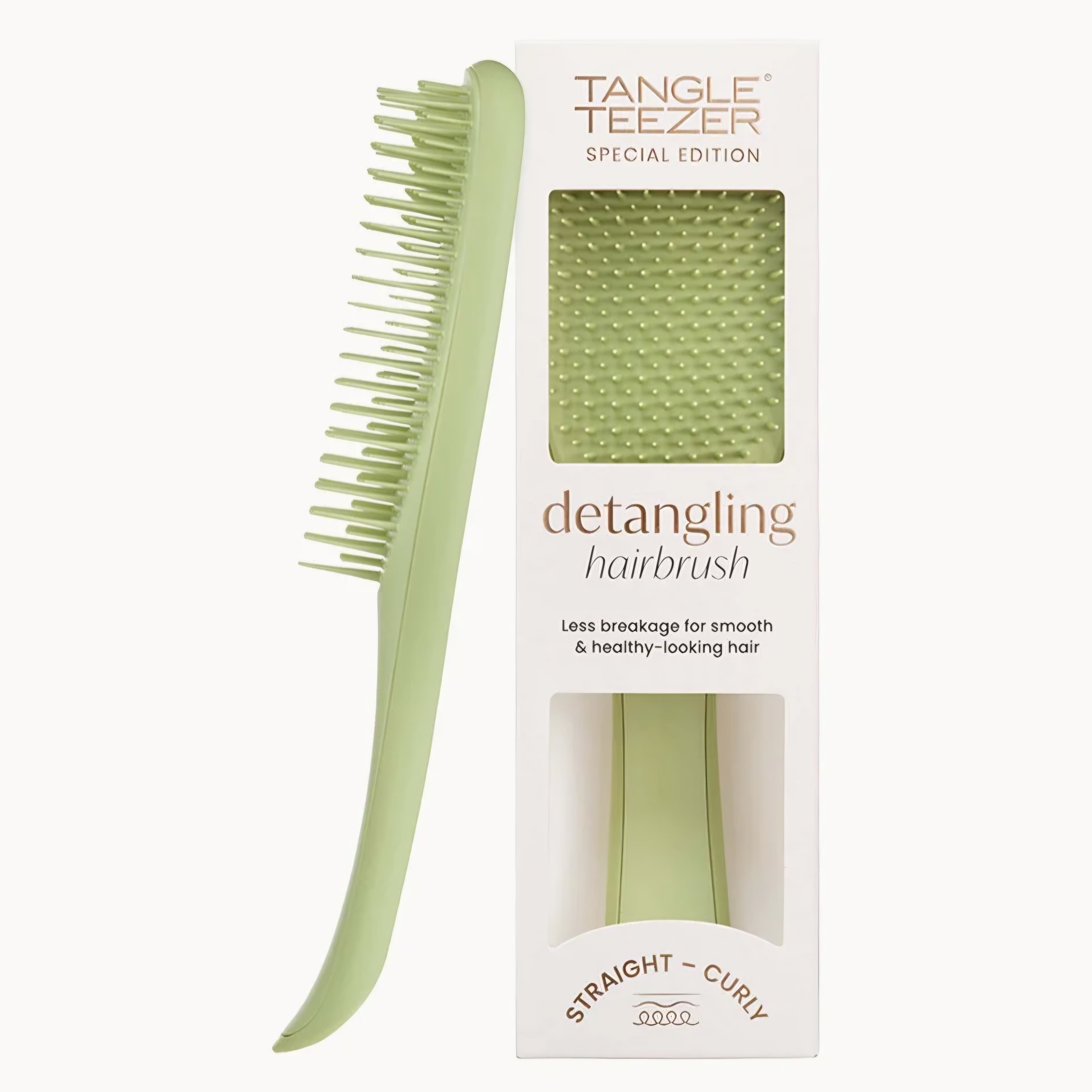 TANGLE TEEZER - Wet Detangling Hairbrush - réf Olive Green
