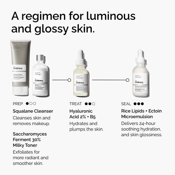 THE ORDINARY - Microémulsion de Lipides de Riz + Ectoïne - Microémulsion Hydratante