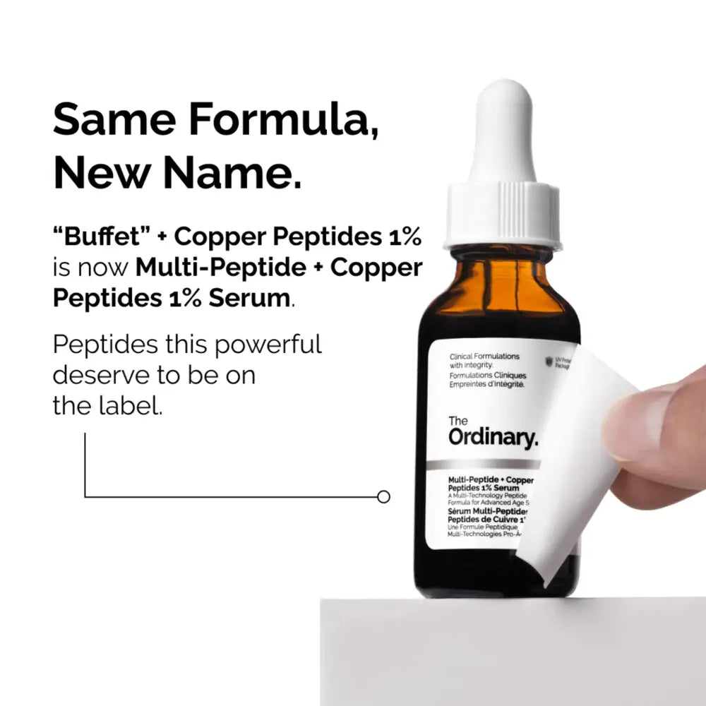 THE ORDINARY Multi Peptide + Copper Peptides 1% Serum 30ml masques