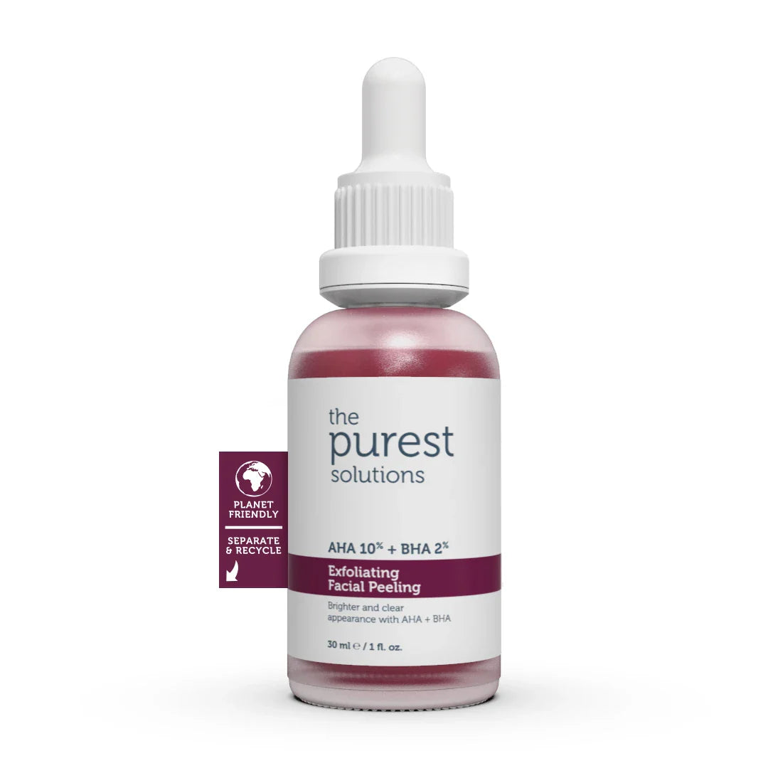 THE PUREST SOLUTIONS - AHA 10% + BHA 2% Peeling Solution - 30ml