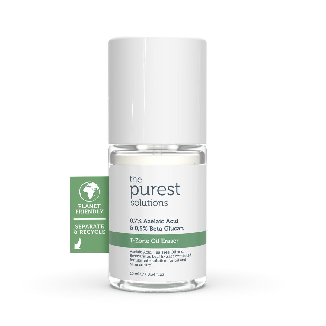 THE PUREST SOLUTIONS - Azelaic Acid 0,7%+ 0,5% Beta Glucan T-Zone Oil Eraser - 10ml