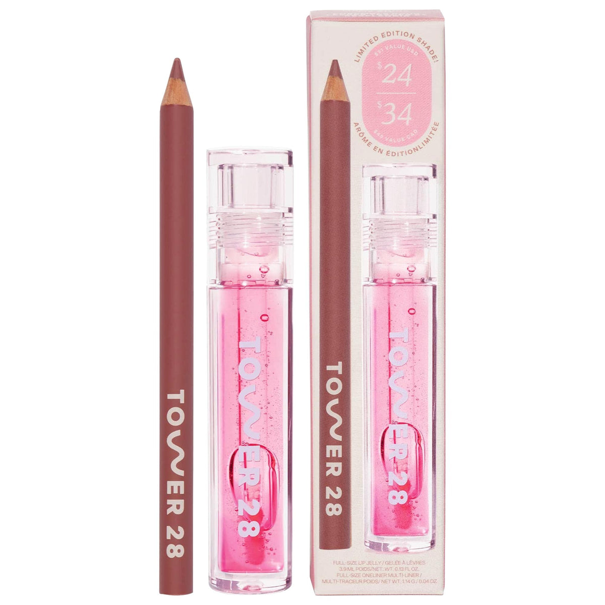 Tower 28 Beauty - Line + Shine Lip Kit - Edition Limitée