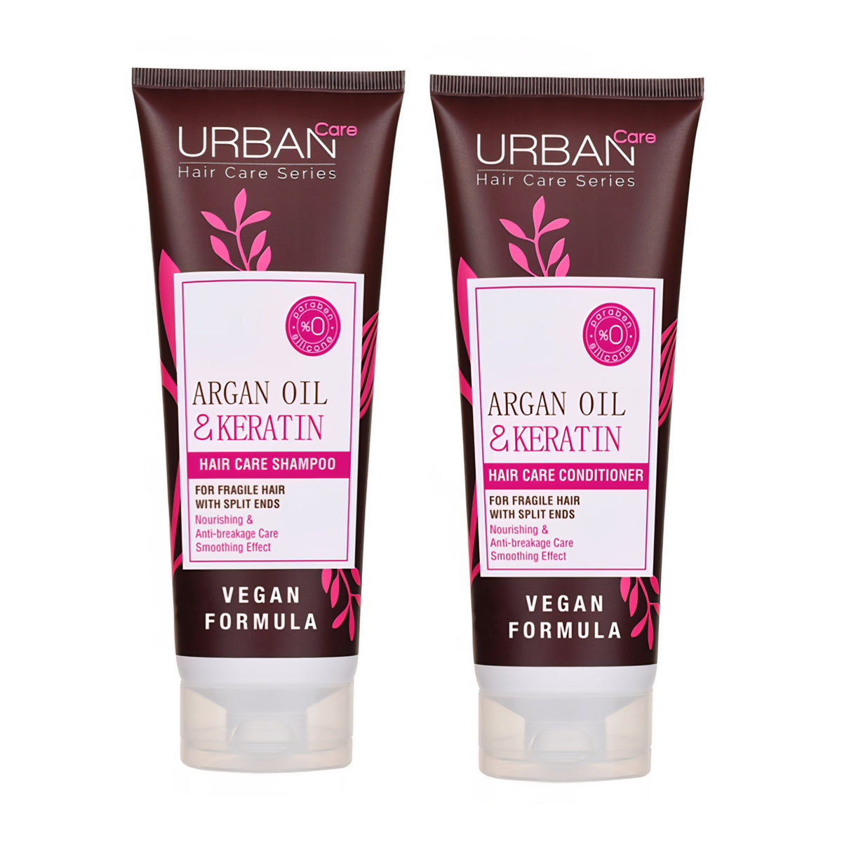 URBAN CARE - Duo Shampoo et Conditioner Nourissant Argan Oil & Keratin - 350ml