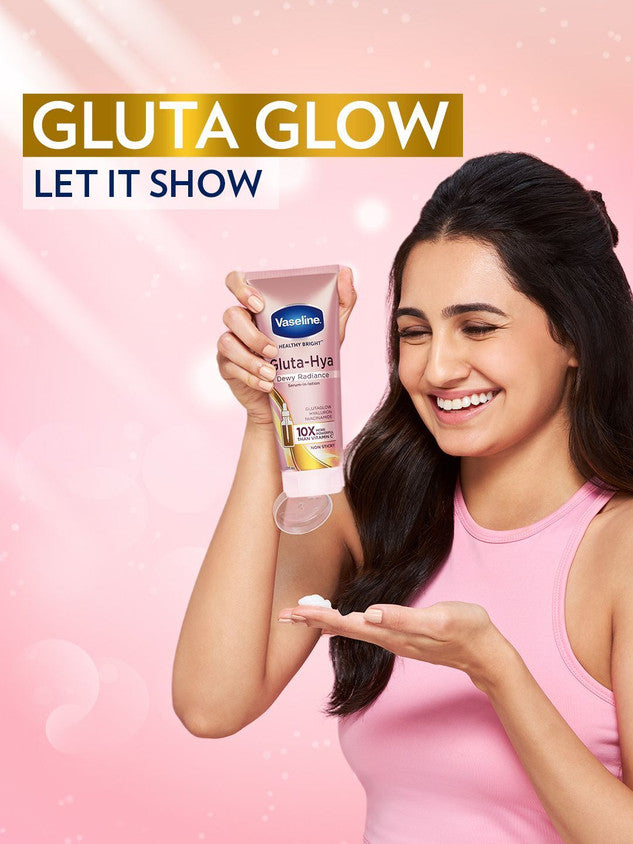 VASELINE - Gluta-Hya Dewy Bright Serum Burst Lotion - 330ml