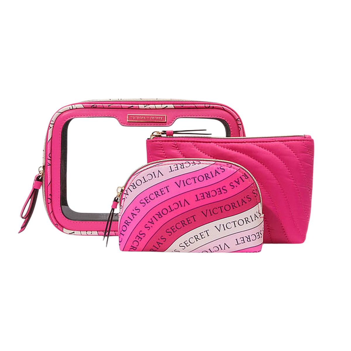 VICTORIA 'S SECRET -3-Piece Makeup Bag