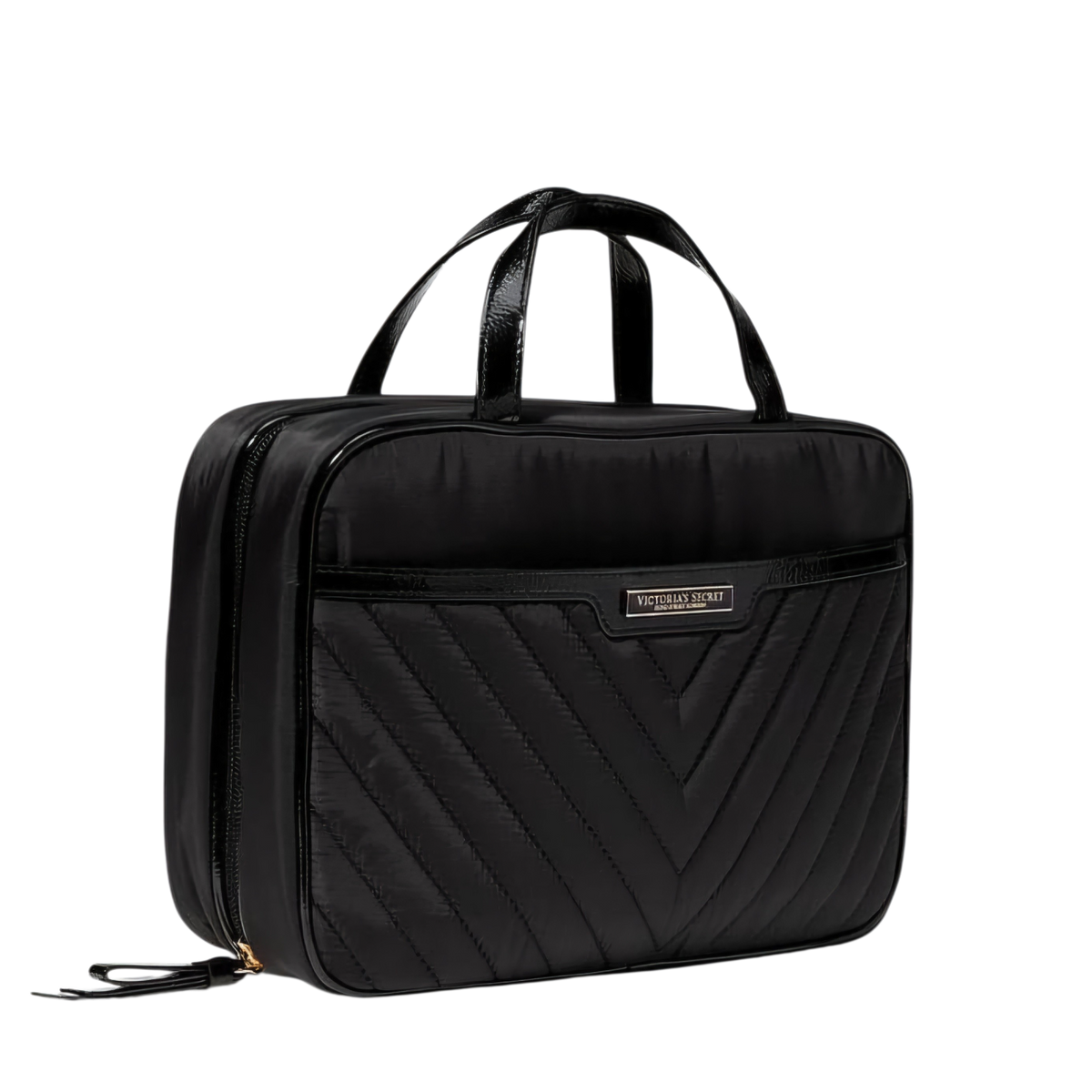 VICTORIA'S SECRET- The Victoria Jetsetter Hanging Cosmetic Case Black