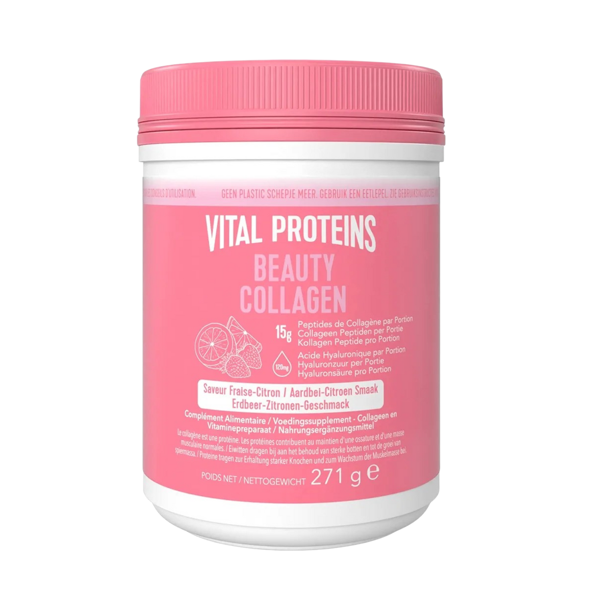VITAL PROTEINS - Beauty Collagen Peptides Fraise et Citron - 271g