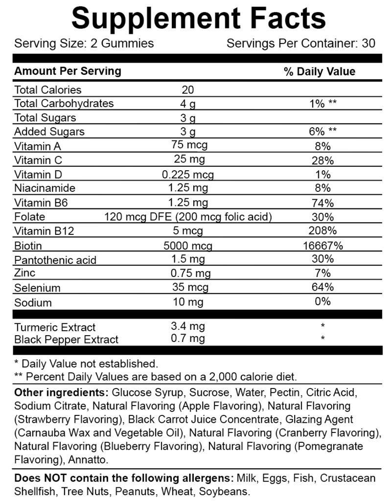 hairtamin-gummy-stars