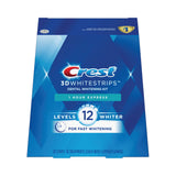 CREST - Class 3D Whitestrips, 1 Hour Express, Kit de bande de blanchiment des dents, 20 bandes (10 unités)